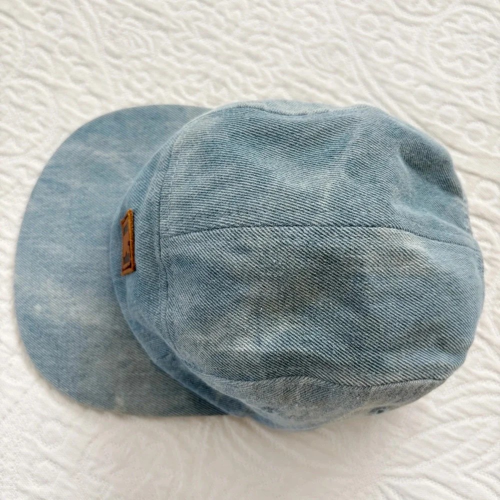 Beau Hudson Toddler Light Wash Denim 5 Panel Cap